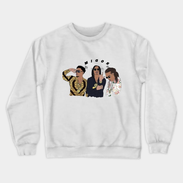 Migos rab Crewneck Sweatshirt by Top beautiful design